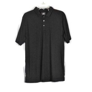 Puma Black Men's Icon Golf Polo Short Sleeve Shirt Size M 015